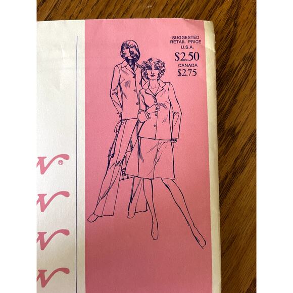 UNCUT Vintage 1970s Stretch & Sew 1050 Sewing Pattern Size XXS-XL Blazer Jacket - Picture 1 of 3